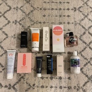 Beauty product lot (kopari,111skin. B glossy)